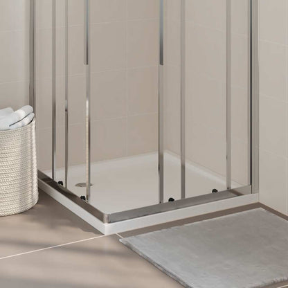 Square ABS Shower Base Tray White 31.5"x31.5"