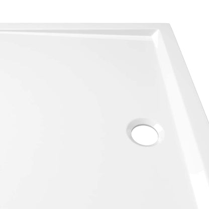 Rectangular ABS Shower Base Tray White 80x110 cm