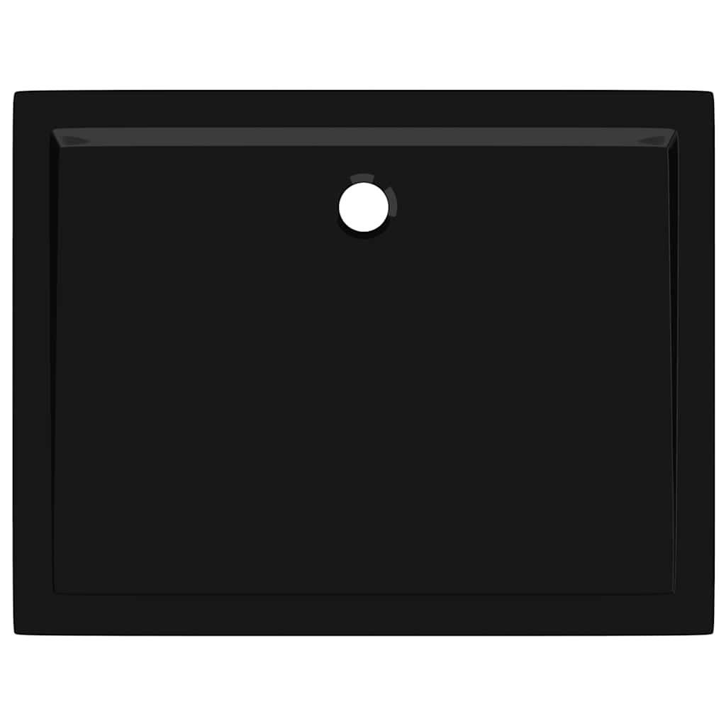 Rectangular ABS Shower Base Tray Black 27.6"x35.4"