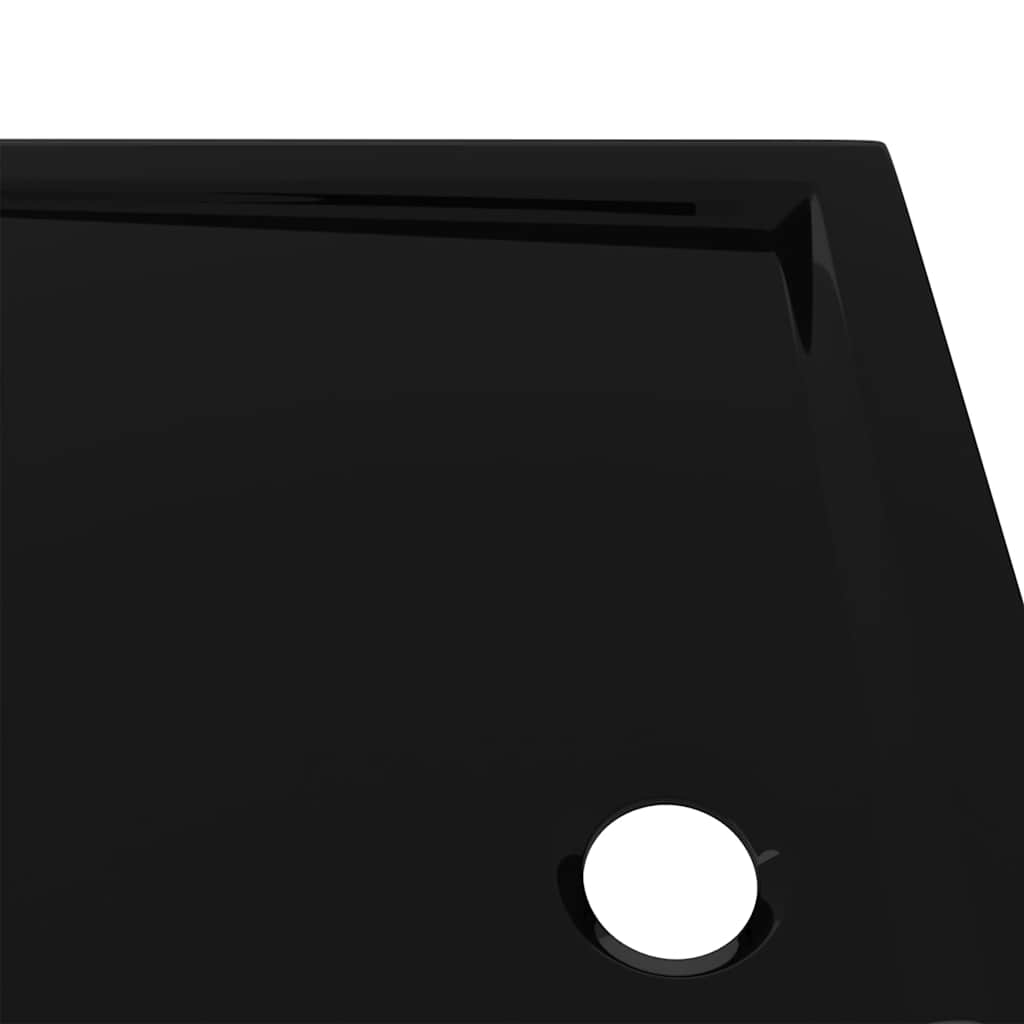 Rectangular ABS Shower Base Tray Black 27.6"x35.4"