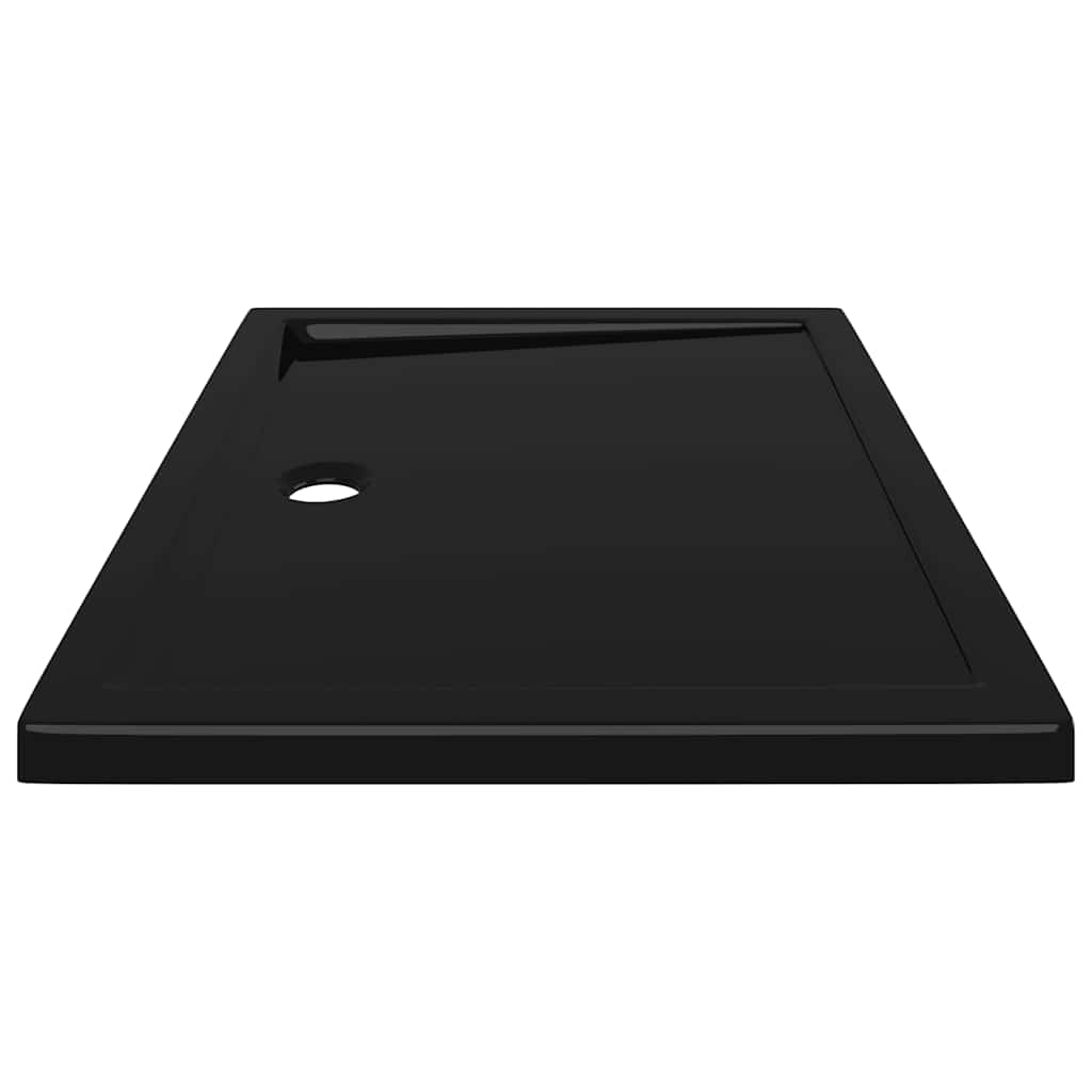 Rectangular ABS Shower Base Tray Black 31.5"x39.4"