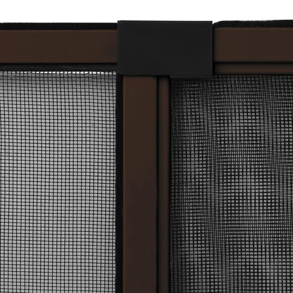Extendable Insect Screen for Windows Brown
