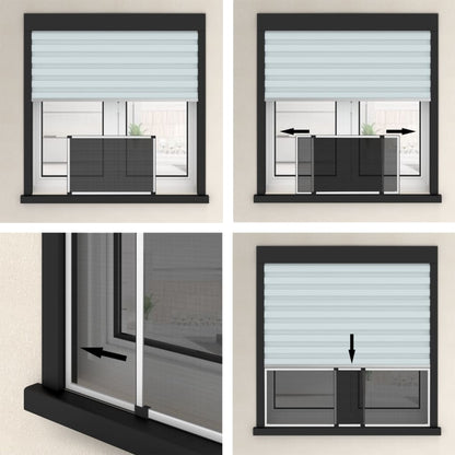 Extendable Insect Screen for Windows White (100-193)x75 cm