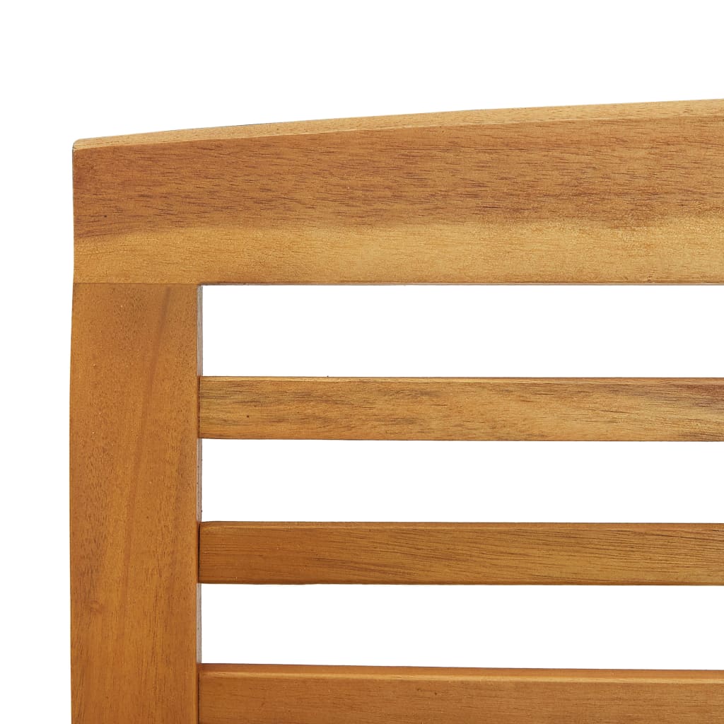 3 Piece Patio Lounge Set Solid Acacia Wood