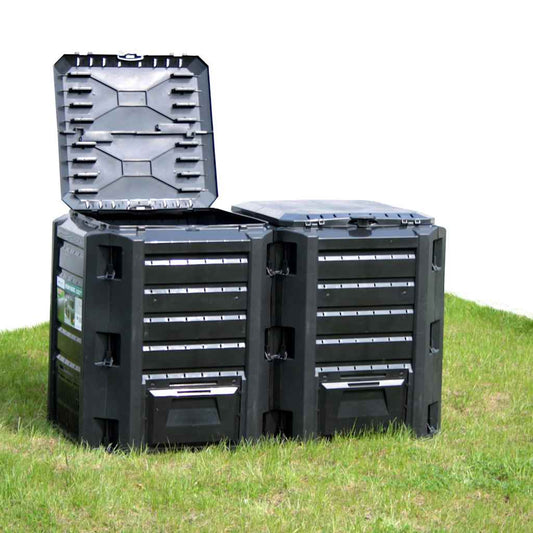 Composter | Black | 100% Polypropylene | Large | Composter | Rectangular