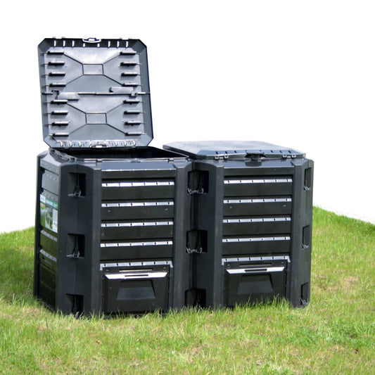 Composter | Black | 100% PP | Large | Composter | Rectangular | Modern