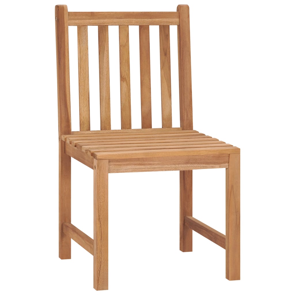 Patio Chairs 2 pcs Solid Teak Wood