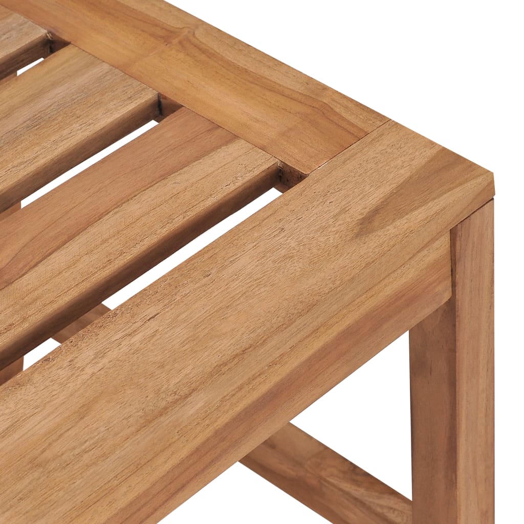 Garden Chair | Set of 2 | Natural Teak | Solid Teak Wood | Regular