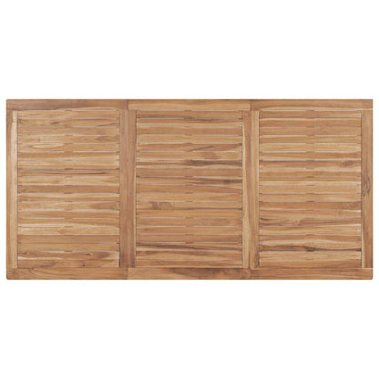 Garden Dining Table 180x90x77 cm Solid Teak Wood