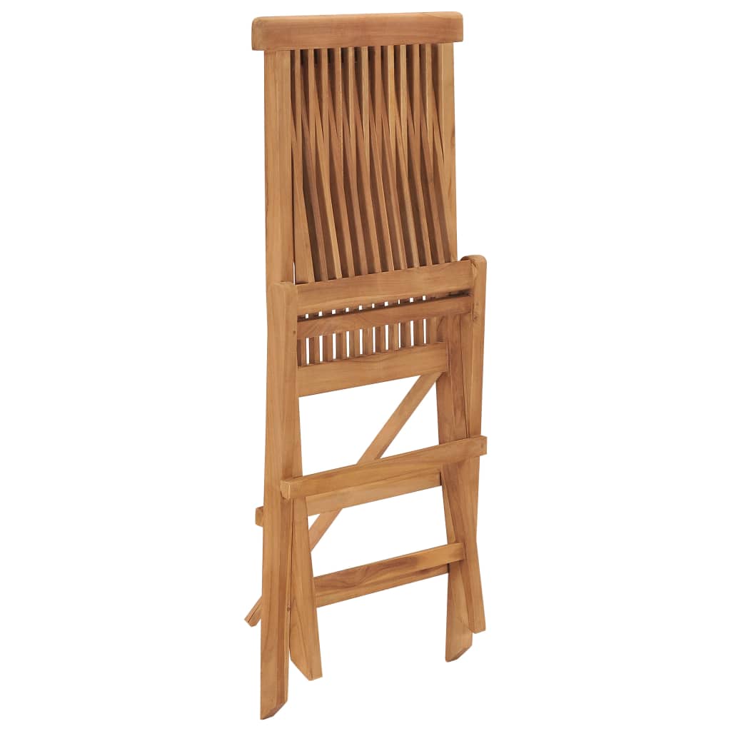 Garden Chair | Set of 2 | Natural Teak | Solid Teak Wood | Standard