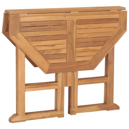 Dining Table Teak Solid Teak wood Compact Foldable