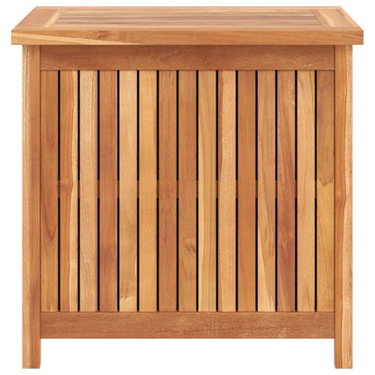 Patio Storage Box 23.6"x19.7"x22.8" Solid Wood Teak