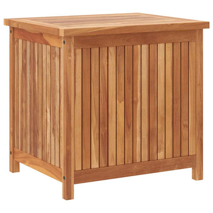 Patio Storage Box 23.6"x19.7"x22.8" Solid Wood Teak