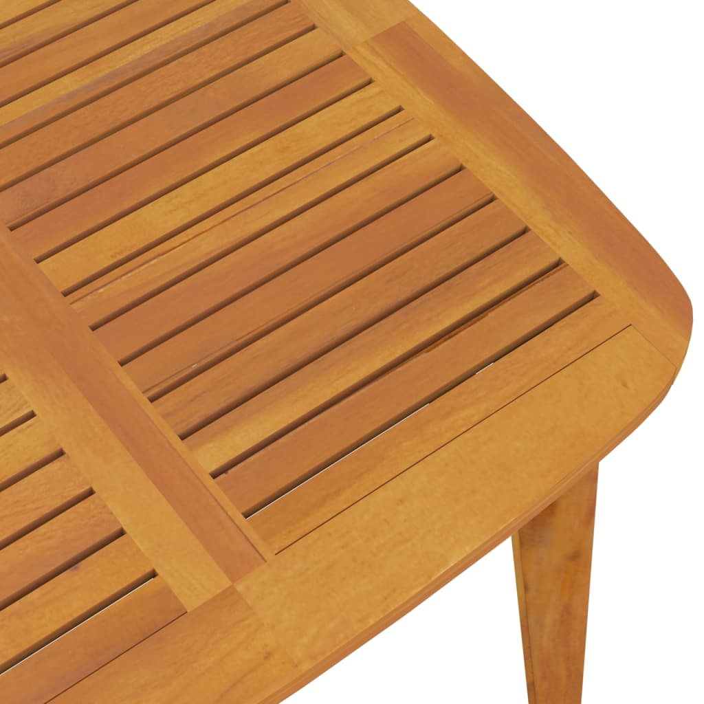 Garden Dining Set | Natural wood | Solid Acacia wood with an oil finish