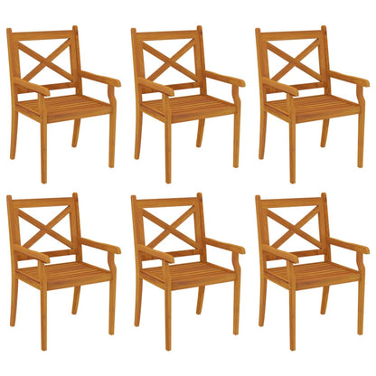 Garden Dining Set | Brown | Solid Acacia wood | Large | Seats Many