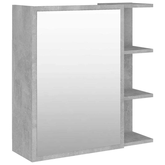 Mirror Cabinet | Concrete grey | Engineered wood, acrylic | Medium