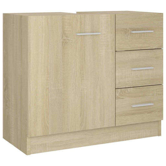 Sink Cabinet | Sonoma Oak | Engineered Wood | 63x30x54 cm | Storage