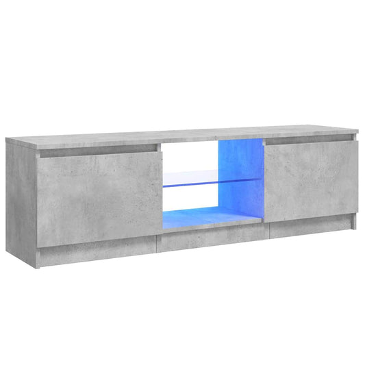 TV Cabinet | Concrete grey | Engineered wood, tempered glass