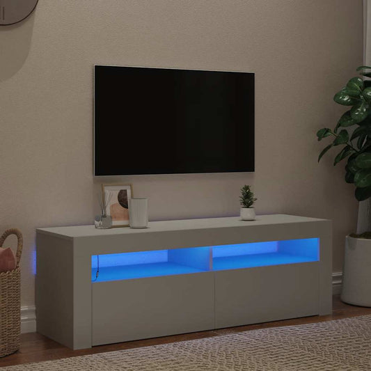 TV Cabinet | White | Engineered Wood | Medium | TV Cabinet | Rectangular