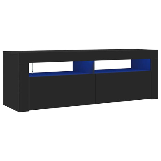 TV Cabinet | Black | Engineered Wood | Medium | TV Cabinet | Rectangular