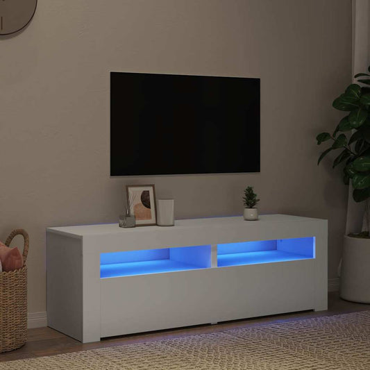 TV Cabinet | White | Engineered wood | 120 cm | TV Cabinet | Rectangular