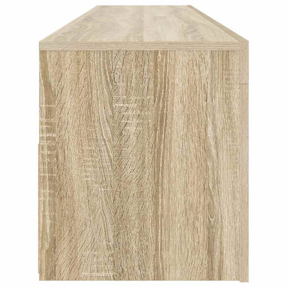 TV Cabinet with LED Lights Sonoma Oak 120x35x40 cm