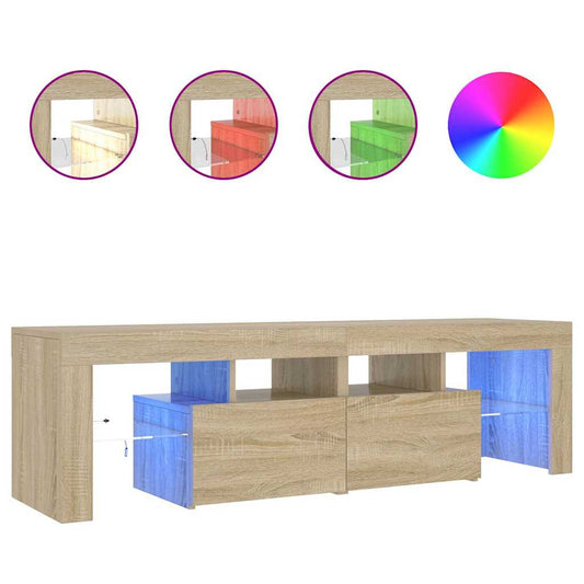 TV Cabinet | Sonoma oak | Engineered wood | Medium | TV Cabinet