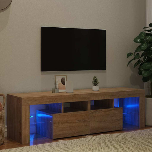 TV Cabinet | Sonoma oak | Engineered wood | Medium | TV Cabinet