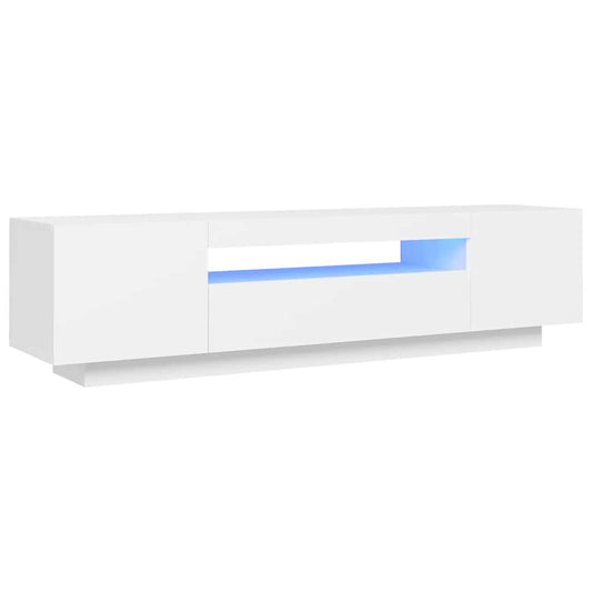 TV Cabinet | White | Engineered wood | 160 cm x 35 cm x 40 cm