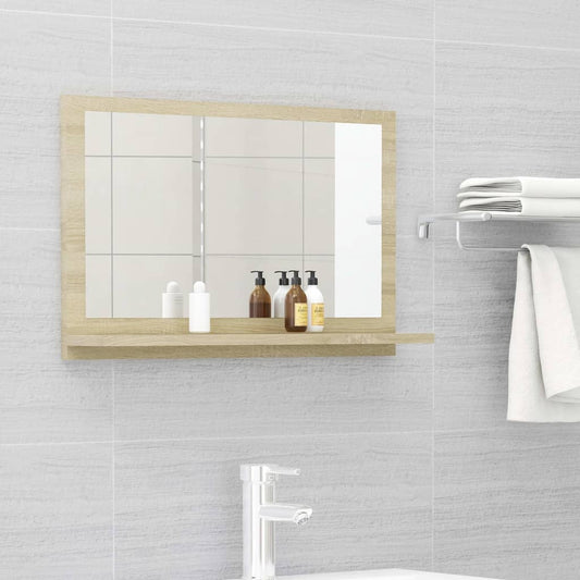 Mirror | Sonoma oak | Engineered wood, acrylic | 60x10.5x37 cm