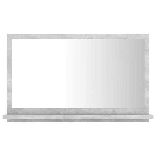 Mirror | Concrete grey | Engineered wood | Wall mounting