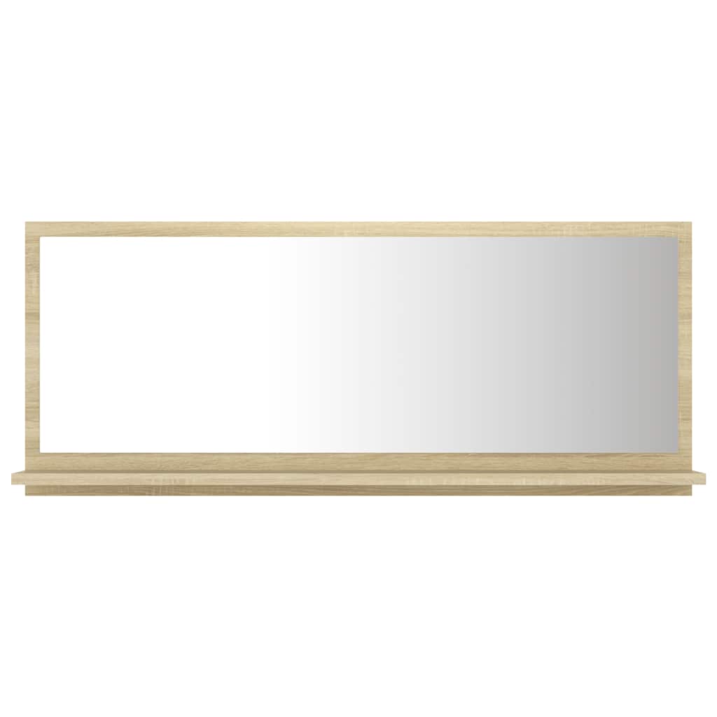 Mirror | Sonoma oak | Engineered wood | 90 x 10.5 x 37 cm | Wall mounting