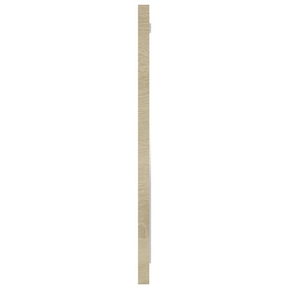 Bathroom Mirror Sonoma Oak 15.7"x0.6"x14.6" Engineered Wood