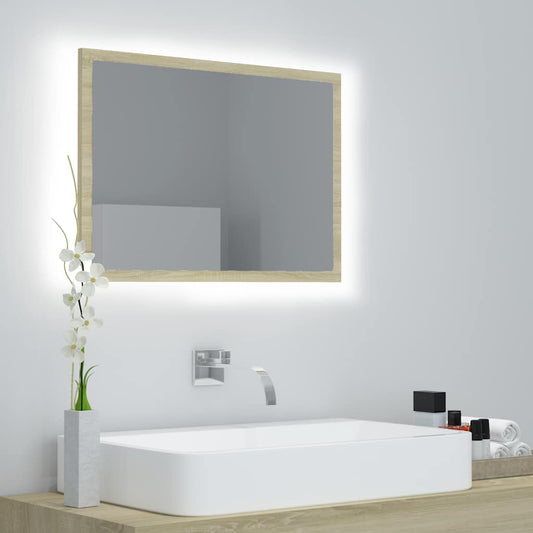 Mirror | Sonoma Oak | Engineered wood, acrylic | 60x37cm