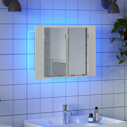 Led Mirror Cabinet | White | Engineered wood, Acrylic | Compact