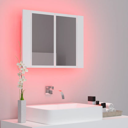Led Mirror Cabinet | White | Engineered wood, Acrylic | Compact