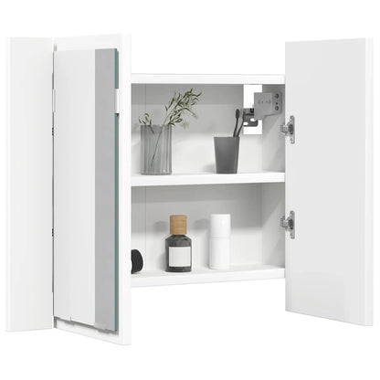 Led Mirror Cabinet | White | Engineered wood, Acrylic | Compact