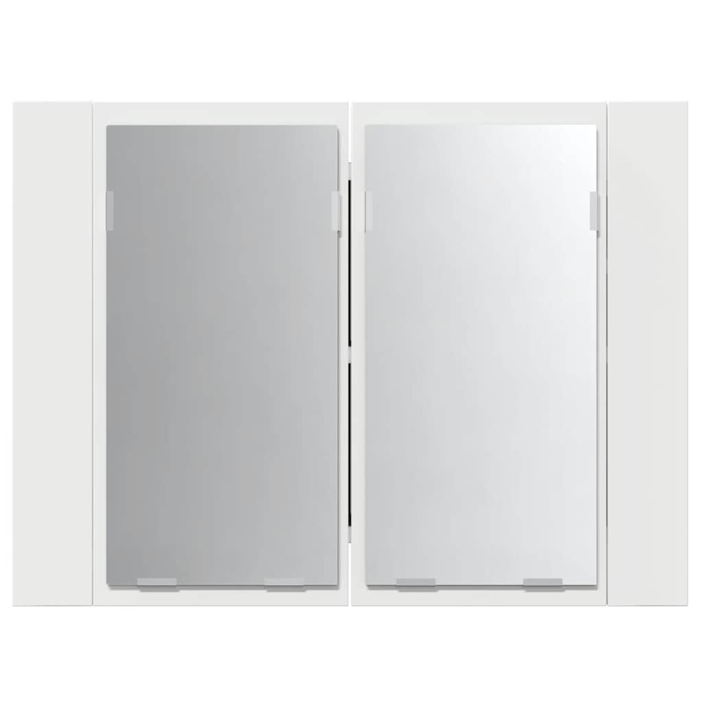 Led Mirror Cabinet | White | Engineered wood, Acrylic | Compact