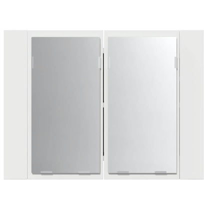 Led Mirror Cabinet | White | Engineered wood, Acrylic | Compact