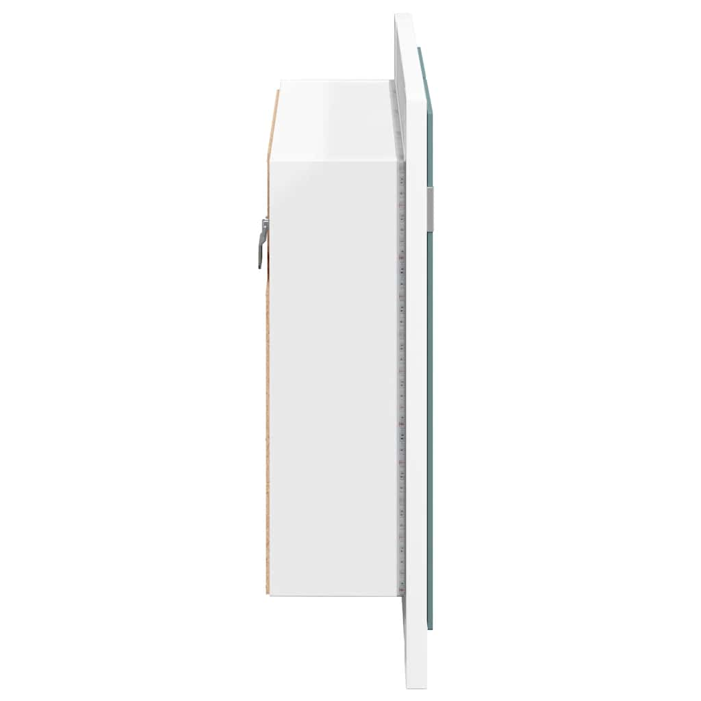Led Mirror Cabinet | White | Engineered wood, Acrylic | Compact