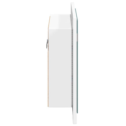 Led Mirror Cabinet | White | Engineered wood, Acrylic | Compact