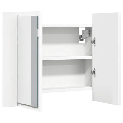 Led Mirror Cabinet | White | Engineered wood, Acrylic | Compact