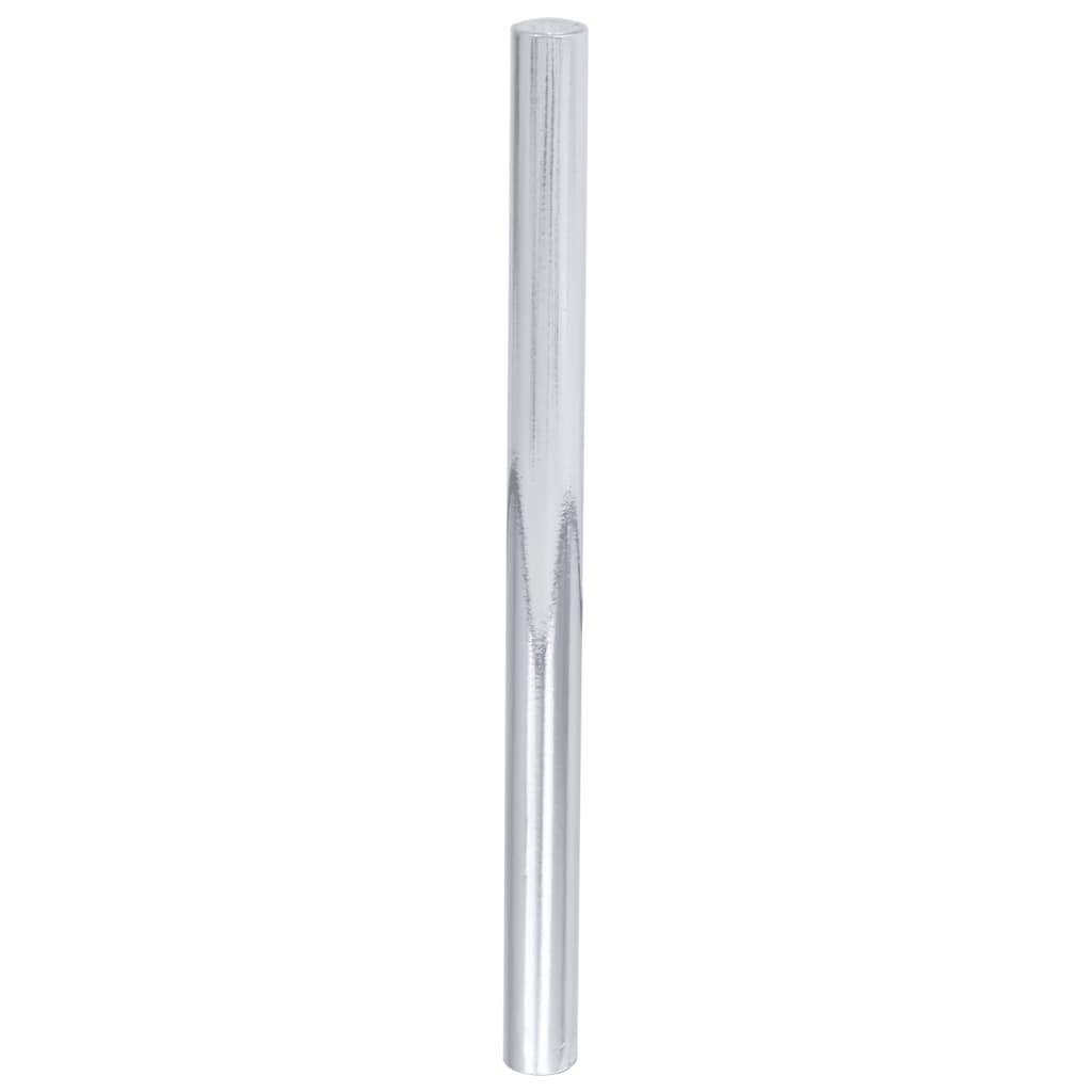 Self-adhesive Furniture Film High Gloss Silver 500x90 cm PVC