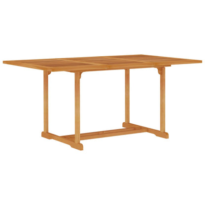 Garden Dining Set | Warm brown | Fine sanded teak hardwood | 7-Piece Set