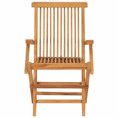5 Piece Garden Dining Set Solid Teak Wood