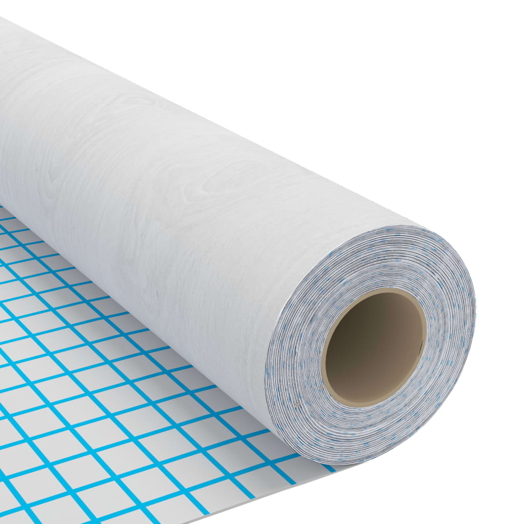 Self-adhesive Door Films 4 pcs White Wood 210x90 cm PVC