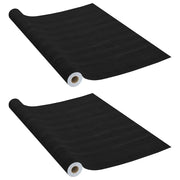 Self-adhesive Furniture Films 2 pcs Dark Wood 500x90 cm PVC
