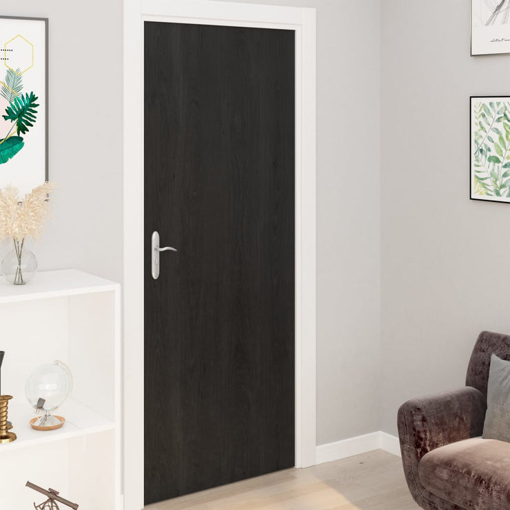 Self-adhesive Furniture Films 2 pcs Dark Wood 500x90 cm PVC