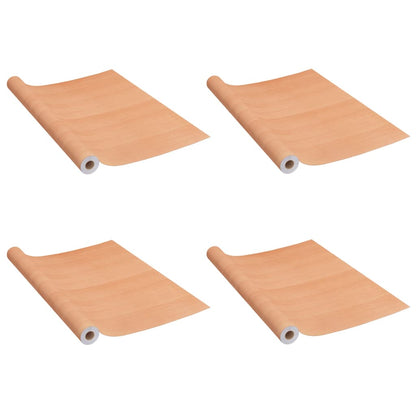 Self-adhesive Furniture Films 2 pcs Japanese Oak 500x90 cm PVC