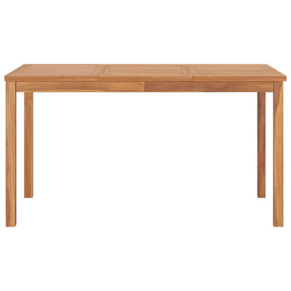 Garden Dining Set | Warm wood color | Fine sanded teak hardwood | Medium
